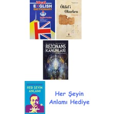 Alfa Yayınları Ideal English Dictionary + Öklid'i Okurken + Rezonans Kanunları + Her Şeyin Anlamı