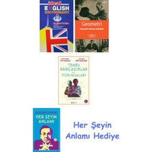Alfa Yayınları Ideal English Dictionary + Geometri + Temel Parçacıklar ve Fizik Yasaları + Her Şeyin Anlamı