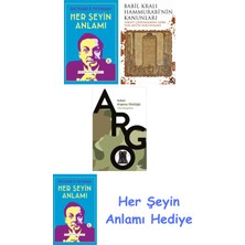 Alfa Yayınları Her Şeyin Anlamı + Babil Kralı Hammurrabi'nin Kanunları + Asker Argosu Sözlüğü + Her Şeyin Anlamı