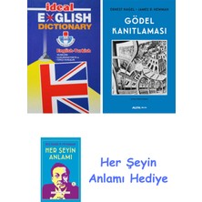 Alfa Yayınları Ideal English Dictionary + Gödel Kanıtlaması + Her Şeyin Anlamı
