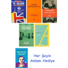 Alfa Yayınları Ideal English Dictionary + Lineer Programlama + Geometri + Küçükler Şampiyonasından 250 Mat + Altın Imla Kılavuzu -Yazım Kılavuzu + Her Şeyin Anlamı