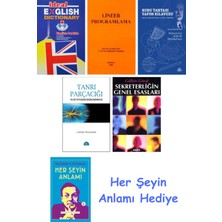 Alfa Yayınları Ideal English Dictionary + Lineer Programlama + Rubu Tahtası Yapım Kılavuzu + Tanrı Parçacığı + Sekreterliğin Genel Esasları + Her Şeyin Anlamı