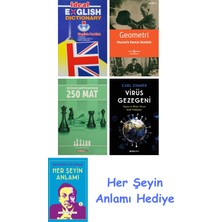 Alfa Yayınları Ideal English Dictionary + Geometri + Küçükler Şampiyonasından 250 Mat + Virüs Gezegeni + Her Şeyin Anlamı
