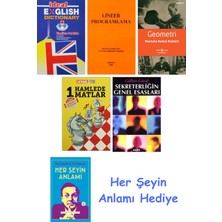Alfa Yayınları Ideal English Dictionary + Lineer Programlama + Geometri + 1 Hamlede Matlar + Sekreterliğin Genel Esasları + Her Şeyin Anlamı