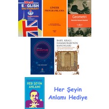 Alfa Yayınları Ideal English Dictionary + Lineer Programlama + Geometri + Herkes Için Kuantum Bilgisayım + Babil Kralı Hammurrabi'nin Kanunları + Her Şeyin Anlamı