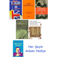 Alfa Yayınları Ideal English Dictionary + Lineer Programlama + Geometri + Darwin ve Fundamentalizm + Babil Kralı Hammurrabi'nin Kanunları + Her Şeyin Anlamı