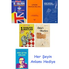Alfa Yayınları Ideal English Dictionary + Lineer Programlama + Rubu Tahtası Yapım Kılavuzu + 1 Hamlede Matlar + Öklid'i Okurken + Her Şeyin Anlamı
