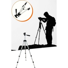 Gampus Telefon ve Kamera Tutucu Tripot Ayak 105 cm (Telefon Tutuculu)