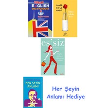 Alfa Yayınları Ideal English Dictionary + Annelik Kutsal Mıdır? + Eş'siz + Her Şeyin Anlamı