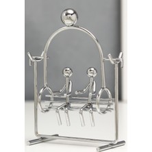 Gampus Manyetik Sallanan Çiftler Masa Üstü Salıncak Sürekli Sallanan Manyetik Masa Üstü Dekor Obje