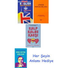 Alfa Yayınları Ideal English Dictionary + Lineer Programlama + Kalp Kalbe Karşı + Her Şeyin Anlamı
