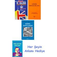 Alfa Yayınları Ideal English Dictionary + Lineer Programlama + Gödel Kanıtlaması + Her Şeyin Anlamı