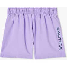 Nautica Çocuk Mor Standart Fit Mayo Şort
