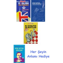 Alfa Yayınları Ideal English Dictionary + Rubu Tahtası Yapım Kılavuzu + 1 Hamlede Matlar + Her Şeyin Anlamı