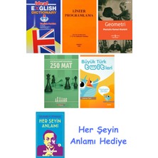 Alfa Yayınları Ideal English Dictionary + Lineer Programlama + Geometri + Küçükler Şampiyonasından 250 Mat + Büyük Türk Twitleri + Her Şeyin Anlamı