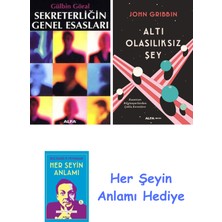 Alfa Yayınları Sekreterliğin Genel Esasları + Altı Olasılıksız Şey + Her Şeyin Anlamı