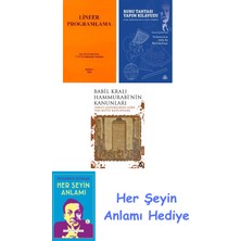 Alfa Yayınları Lineer Programlama + Rubu Tahtası Yapım Kılavuzu + Babil Kralı Hammurrabi'nin Kanunları + Her Şeyin Anlamı