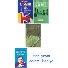 Alfa Yayınları Ideal English Dictionary + Küçükler Şampiyonasından 250 Mat + Darwin ve Fundamentalizm + Her Şeyin Anlamı