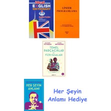 Alfa Yayınları Ideal English Dictionary + Lineer Programlama + Temel Parçacıklar ve Fizik Yasaları + Her Şeyin Anlamı