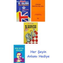 Alfa Yayınları Ideal English Dictionary + Lineer Programlama + 1 Hamlede Matlar + Her Şeyin Anlamı