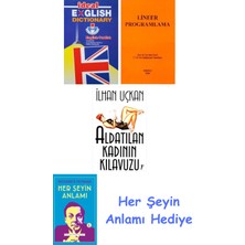 Alfa Yayınları Ideal English Dictionary + Lineer Programlama + Aldatılan Kadının Kılavuzu + Her Şeyin Anlamı