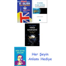Alfa Yayınları Ideal English Dictionary + Tanrı Parçacığı + Virüs Gezegeni + Her Şeyin Anlamı