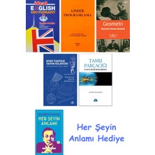 Alfa Yayınları Ideal English Dictionary + Lineer Programlama + Geometri + Rubu Tahtası Yapım Kılavuzu + Tanrı Parçacığı + Her Şeyin Anlamı