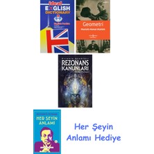 Alfa Yayınları Ideal English Dictionary + Geometri + Rezonans Kanunları + Her Şeyin Anlamı