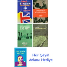 Alfa Yayınları Ideal English Dictionary + Geometri + Küçükler Şampiyonasından 250 Mat + Darwin ve Fundamentalizm + Her Şeyin Anlamı