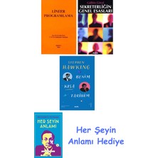 Alfa Yayınları Lineer Programlama + Sekreterliğin Genel Esasları + Benim Kısa Tarihim + Her Şeyin Anlamı