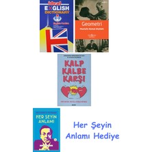 Alfa Yayınları Ideal English Dictionary + Geometri + Kalp Kalbe Karşı + Her Şeyin Anlamı