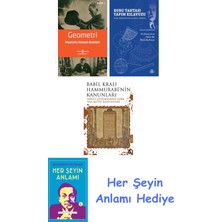 Alfa Yayınları Geometri + Rubu Tahtası Yapım Kılavuzu + Babil Kralı Hammurrabi'nin Kanunları + Her Şeyin Anlamı