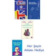 Alfa Yayınları Ideal English Dictionary + Rubu Tahtası Yapım Kılavuzu + Temel Parçacıklar ve Fizik Yasaları + Her Şeyin Anlamı