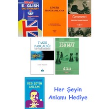 Alfa Yayınları Ideal English Dictionary + Lineer Programlama + Geometri + Tanrı Parçacığı + Küçükler Şampiyonasından 250 Mat + Her Şeyin Anlamı