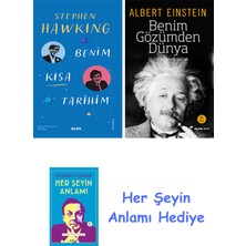 Alfa Yayınları Benim Kısa Tarihim + Benim Gözümden Dünya + Her Şeyin Anlamı
