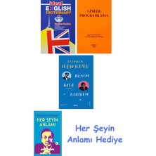 Alfa Yayınları Ideal English Dictionary + Lineer Programlama + Benim Kısa Tarihim + Her Şeyin Anlamı