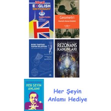 Alfa Yayınları Ideal English Dictionary + Geometri + Rubu Tahtası Yapım Kılavuzu + Rezonans Kanunları + Her Şeyin Anlamı