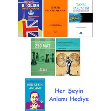 Alfa Yayınları Ideal English Dictionary + Lineer Programlama + Tanrı Parçacığı + Küçükler Şampiyonasından 250 Mat + Antik Mezopotamya'da Egemenliğin Tanrısal Kökleri + Her Şeyin Anlamı