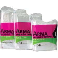 At Market Plastik Şeffaf Bakkaliye Poşeti 15 x 30CM (Yarım Kiloluk) 1kg