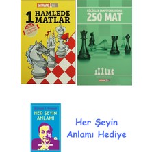 Alfa Yayınları 1 Hamlede Matlar + Küçükler Şampiyonasından 250 Mat + Her Şeyin Anlamı