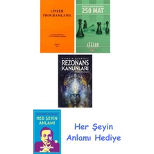 Alfa Yayınları Lineer Programlama + Küçükler Şampiyonasından 250 Mat + Rezonans Kanunları + Her Şeyin Anlamı