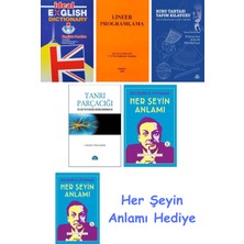 Alfa Yayınları Ideal English Dictionary + Lineer Programlama + Rubu Tahtası Yapım Kılavuzu + Tanrı Parçacığı + Her Şeyin Anlamı + Her Şeyin Anlamı