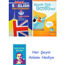 Alfa Yayınları Ideal English Dictionary + Büyük Türk Twitleri + Her Şeyin Anlamı