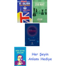 Alfa Yayınları Ideal English Dictionary + Küçükler Şampiyonasından 250 Mat + Herkes Için Kuantum Bilgisayım + Her Şeyin Anlamı