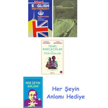 Alfa Yayınları Ideal English Dictionary + Darwin ve Fundamentalizm + Temel Parçacıklar ve Fizik Yasaları + Her Şeyin Anlamı