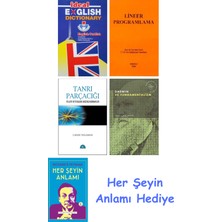 Alfa Yayınları Ideal English Dictionary + Lineer Programlama + Tanrı Parçacığı + Darwin ve Fundamentalizm + Her Şeyin Anlamı