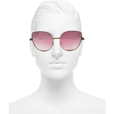 Gampus Vintage Fashion Hafif Unisex Güneş Gözlüğü Güneş Gözlüğü Pembe Oval Çerçeve DMA20