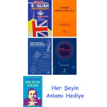 Alfa Yayınları Ideal English Dictionary + Lineer Programlama + Rubu Tahtası Yapım Kılavuzu + Herkes Için Kuantum Bilgisayım + Her Şeyin Anlamı
