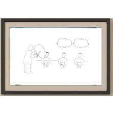 Karikatural Yourik Karim Masihi 29X21CM Orijinal Karikatür Tablo