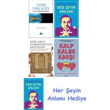 Alfa Yayınları Tanrı Parçacığı + Her Şeyin Anlamı + Babil Kralı Hammurrabi'nin Kanunları + Kalp Kalbe Karşı + Her Şeyin Anlamı